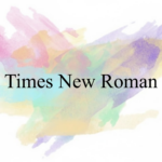 Times New Roman